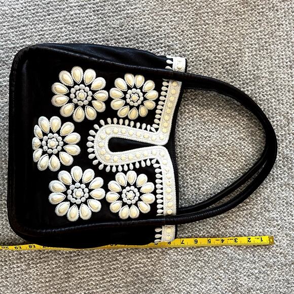 Vintage Lockheart Brighton Embellished Leather Handbag - Picture 8 of 14